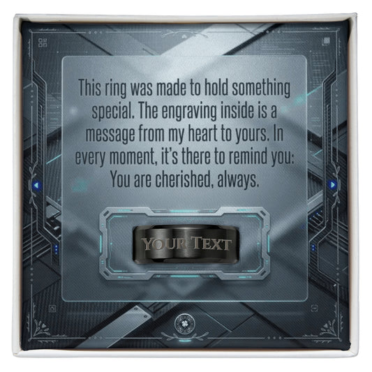 Engraved Men's Ring: Technology