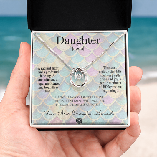 Lucky In Love Necklace: For Daughter