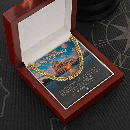 Cuban Link Chain: I Am So Grateful For You, Husband