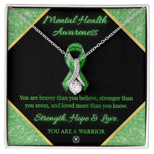 Alluring Beauty Necklace: Mental Health Awareness