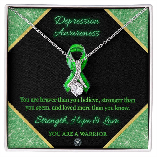 Alluring Beauty Necklace: Depression Awareness