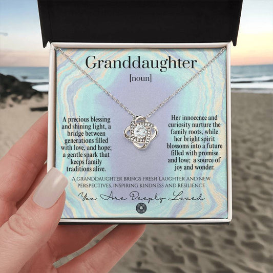 Love Knot Necklace: For Granddaughter