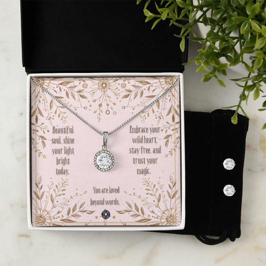 Eternal Hope Necklace & Earring Set: Free Spirit