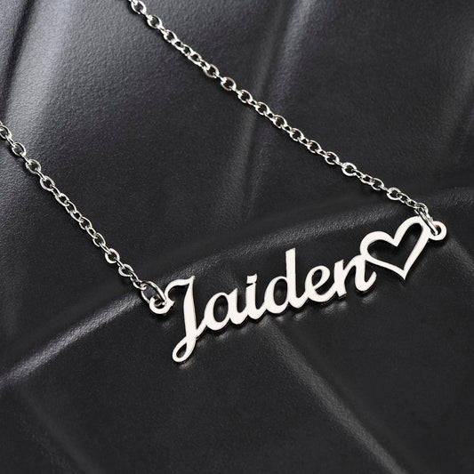 The Heart & Name Necklace