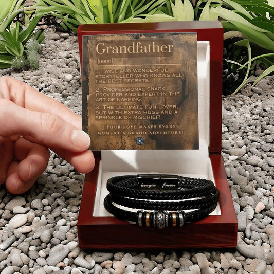 "Love You Forever" Bracelet: For Grandfather