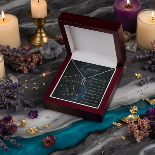 Zodiac Symbol Necklace: Gemini
