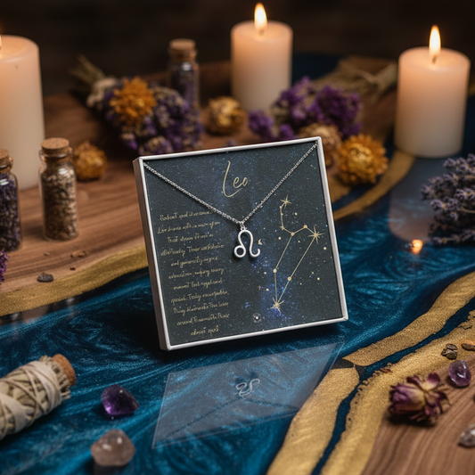 Zodiac Symbol Necklace: Leo