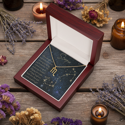 Zodiac Symbol Necklace: Scorpio