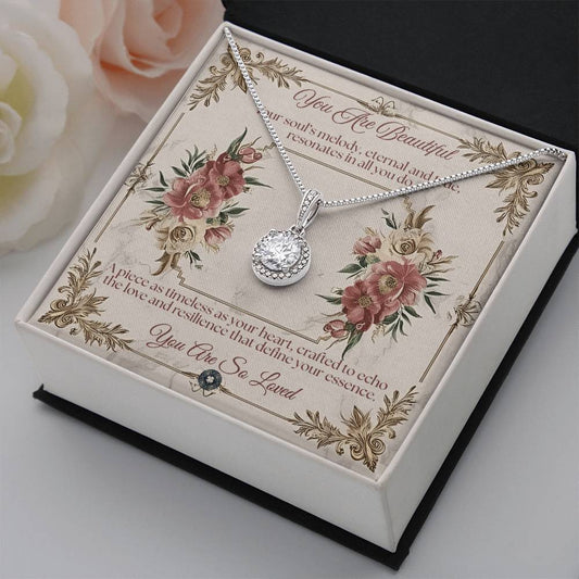 Eternal Hope Necklace: Beautiful Jewelry Two Tone Box The Sterling Clover & Co.